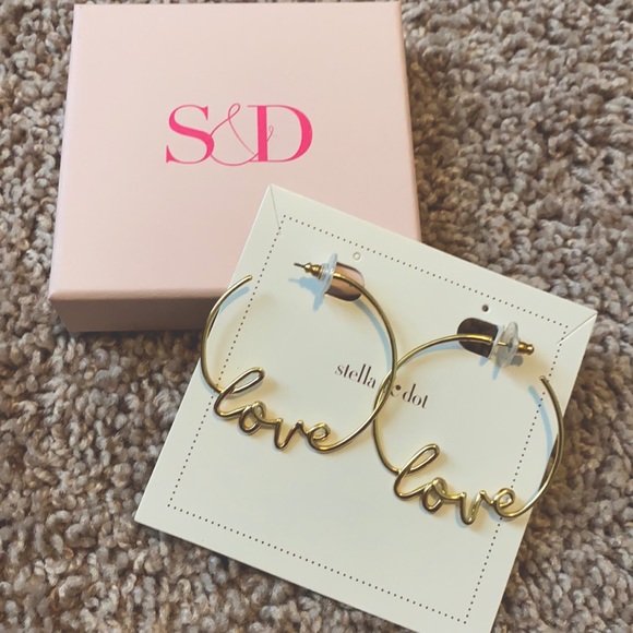 Stella & Dot Jewelry - Stella & Dot Love hoops
